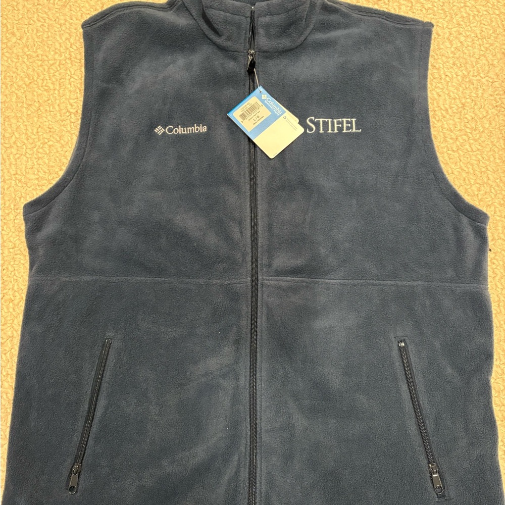 Columbia Navy Fleece Vest